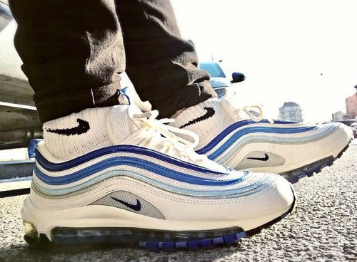 nike 97 bleu