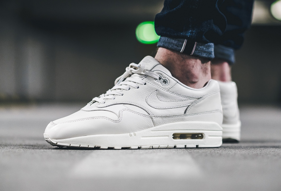 air max cuir blanc