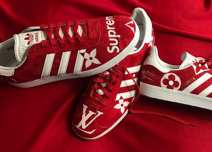 adidas louis vuitton red