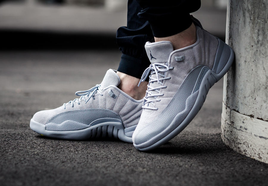 Air Jordan 12 XII Retro Low 'Wolf Grey' (daim gris)