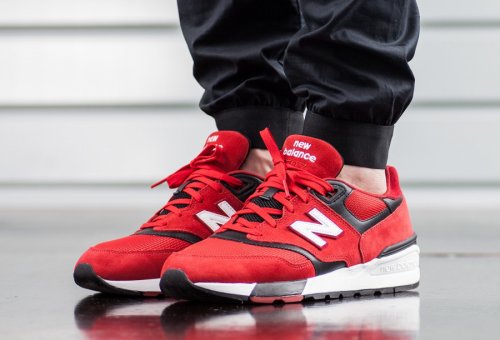 new balance ml373 femme rouge