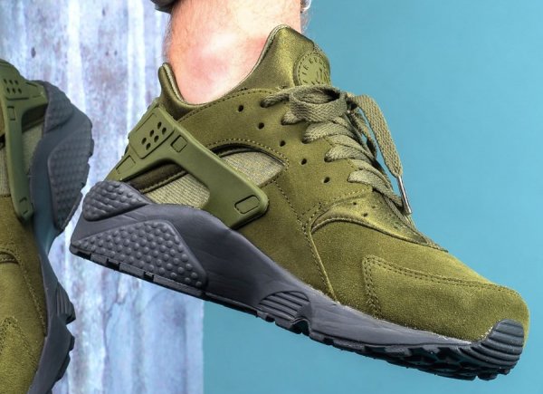 nike air huarache run ultra homme verte