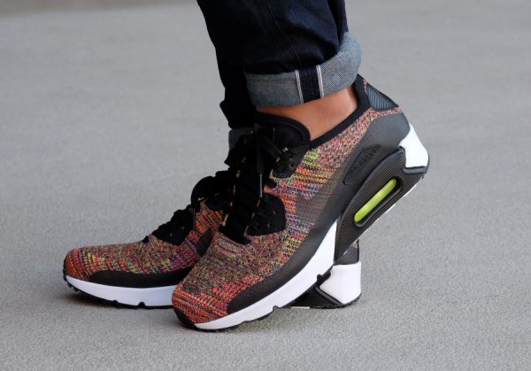 Basket Nike Air Max 90 Ultra 2.0 Flyknit Multicolor homme (1)