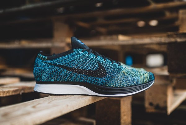 Basket Nike Flyknit Racer Crew Blue (1)