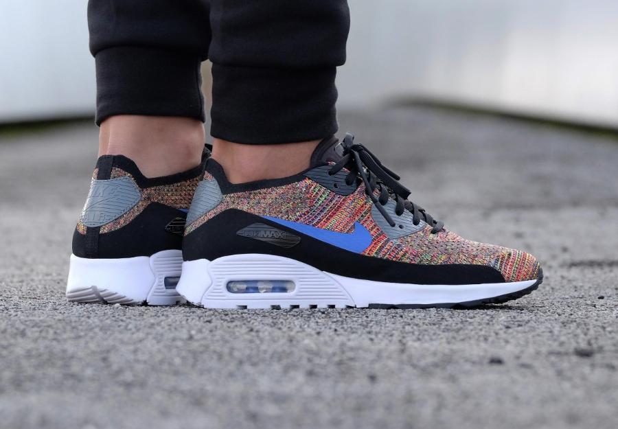 Basket Nike Wmns Air Max 90 Ultra 2.0 Flyknit Multicolore femme (3)