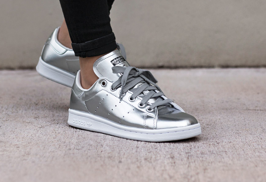 adidas stan smith grise femme