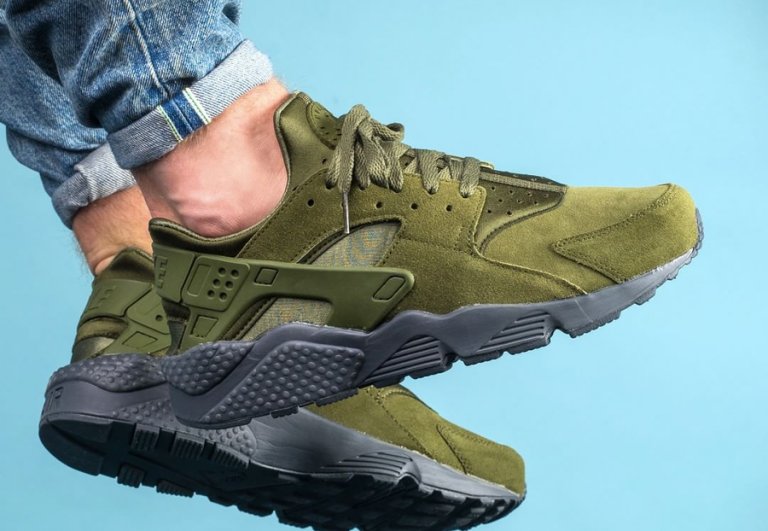 nike air huarache run ultra homme verte