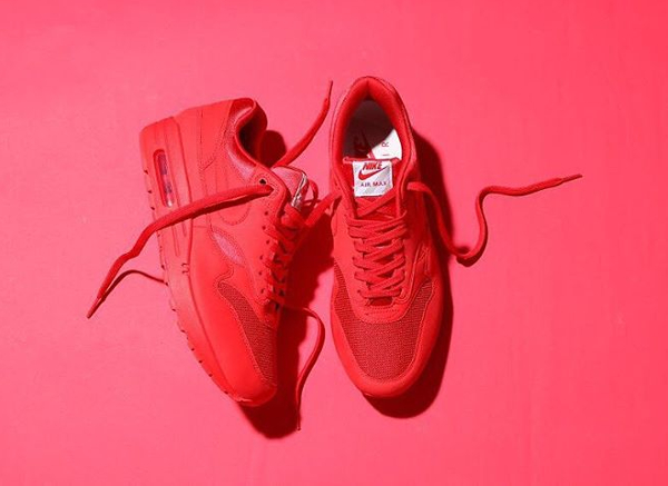 Chaussure Nike Air Max 1 PRM Tonal Red rouge (2)