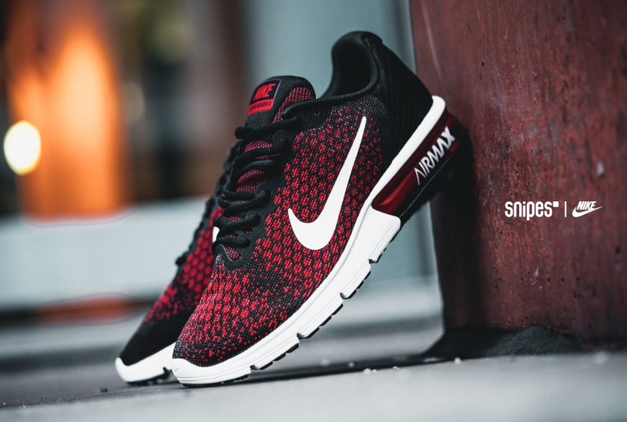 Nike Air Max Sequent 2 Pure Team Red homme