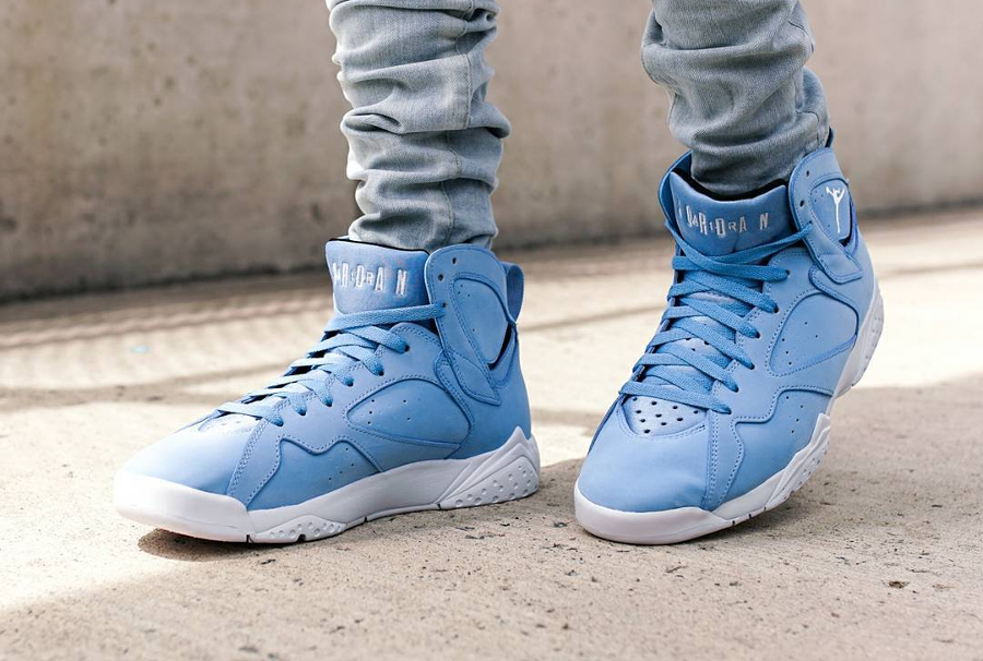 nike air jordan 7 retro north carolina blue