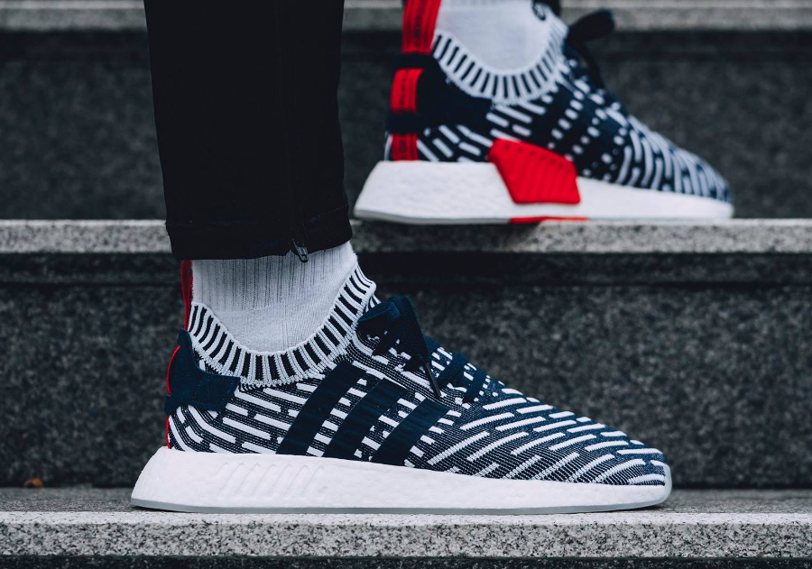 Adidas NMD R2 PK 'Navy Zebra'