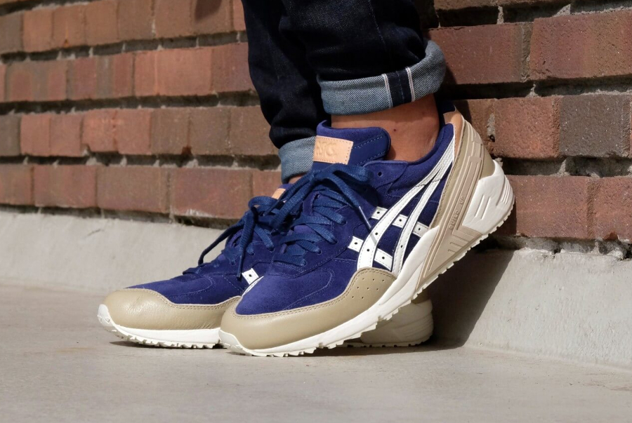 Chaussure Asics Gel Sight Indigo Blue Cream homme (3)