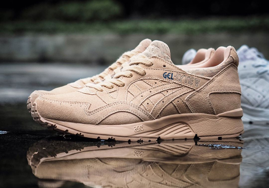 asics gel lyte v femme gris