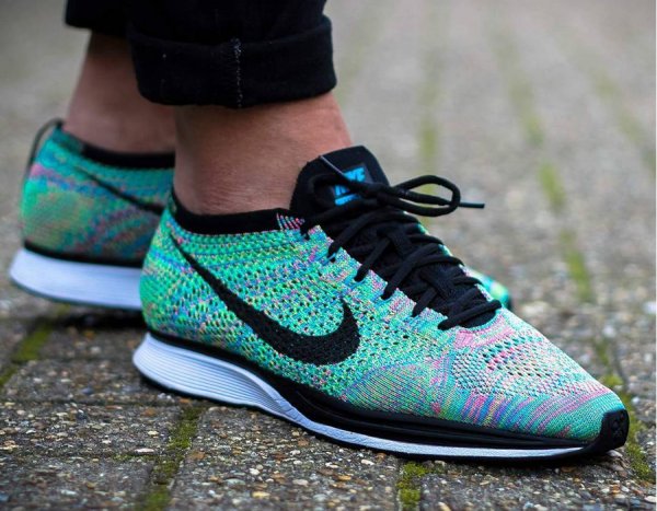 perder Príncipe Pesimista Nike Flyknit Racer Rainbow Multicolor 2.0 2017 : où l'acheter ?