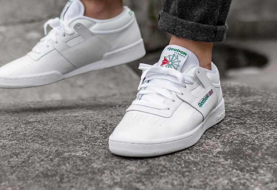 reebok club workout white gum