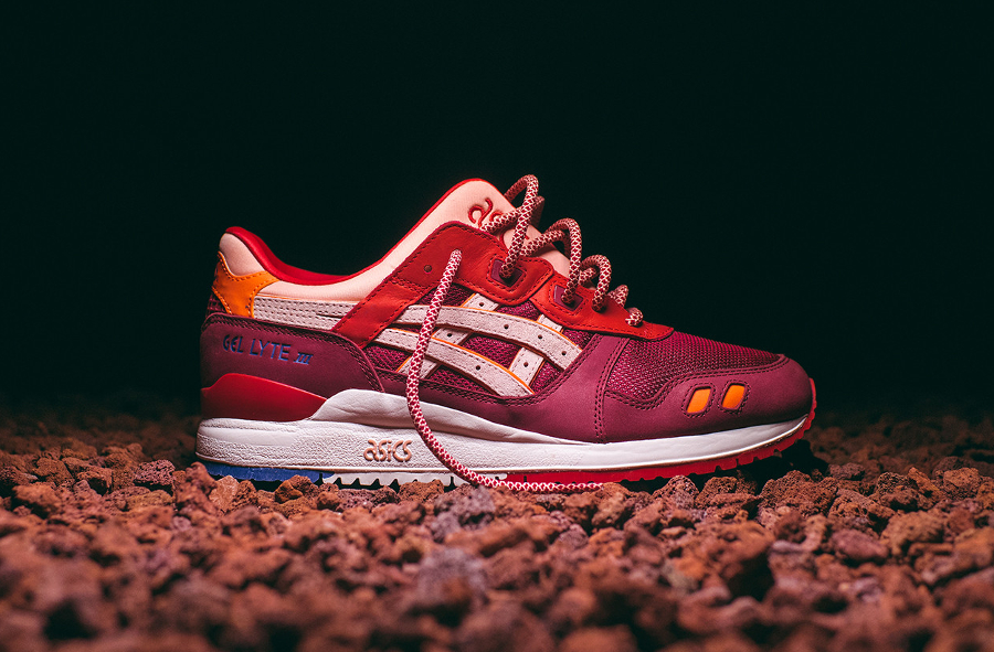 Chaussure Ronnie Fieg x Asics Gel Lyte 3 III Volcano 2 (2)