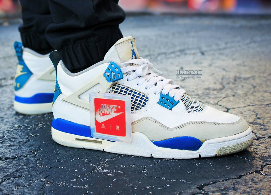 jordan 4 og military blue