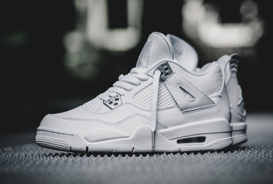 Air Jordan Iv 4 Retro Blanche Pure Money 2017