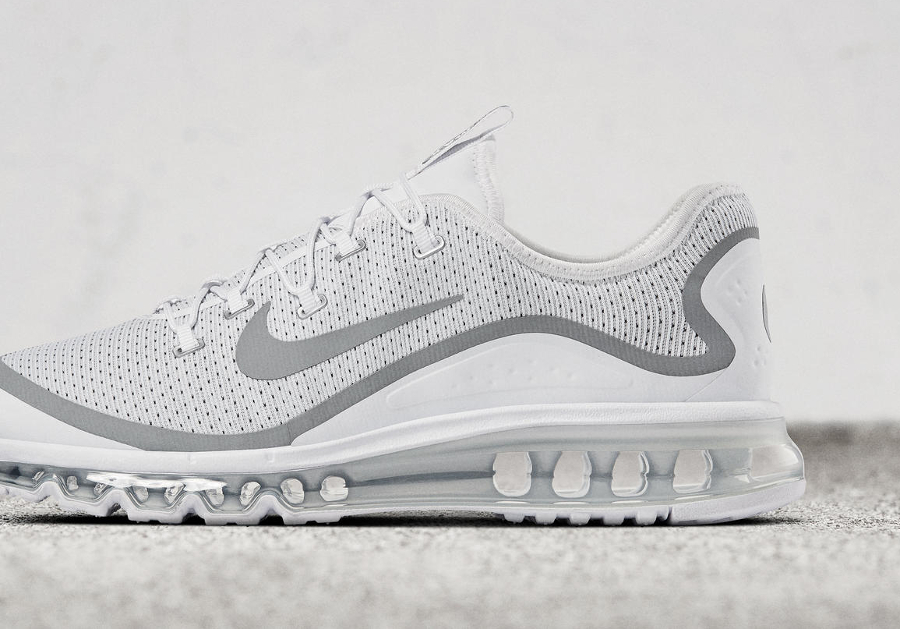 nike air max more metallic silver