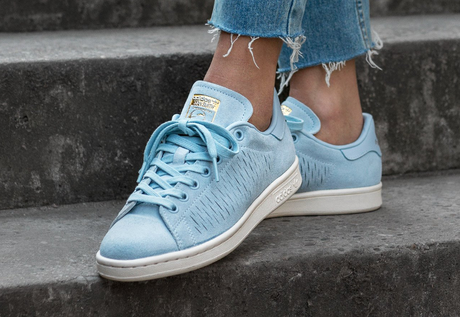 adidas stan smith bleu daim