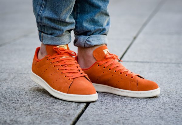 Chaussure Adidas Stan Smith PRM Energy Orange (daim) homme