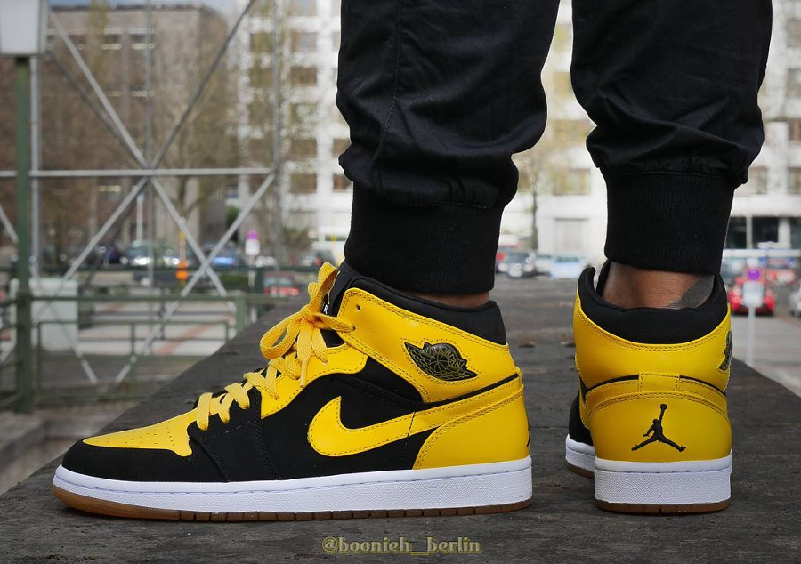 air jordan jaune et noir