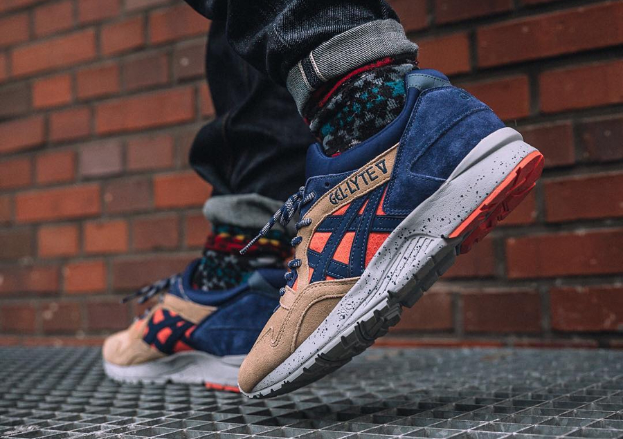 Asics Gel Lyte V 5 Trail Peach Indigo Blue
