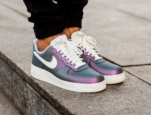 air force 1 07 black silver lilac anthracite