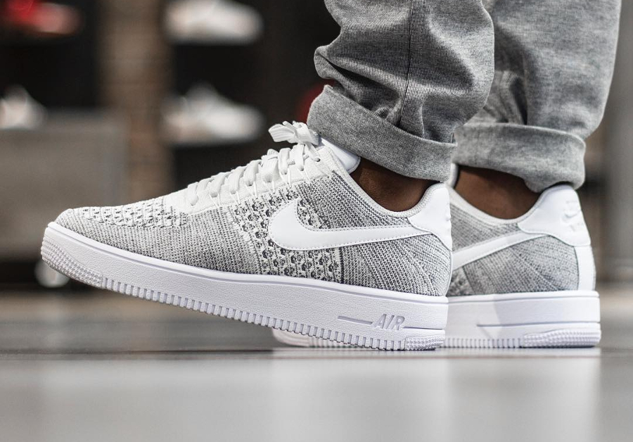 nike air force 1 ultra flyknit low grey