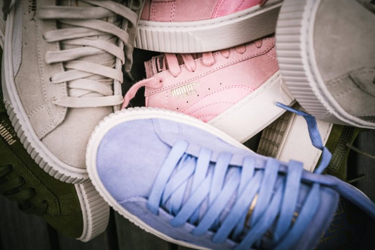 Chaussure Puma Suede Platform Satin