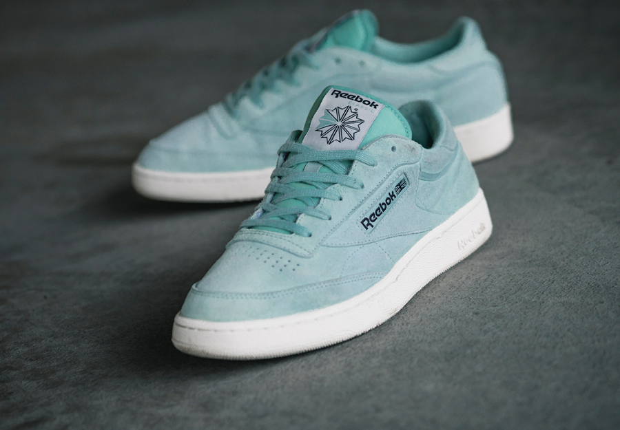 reebok club c vert pastel