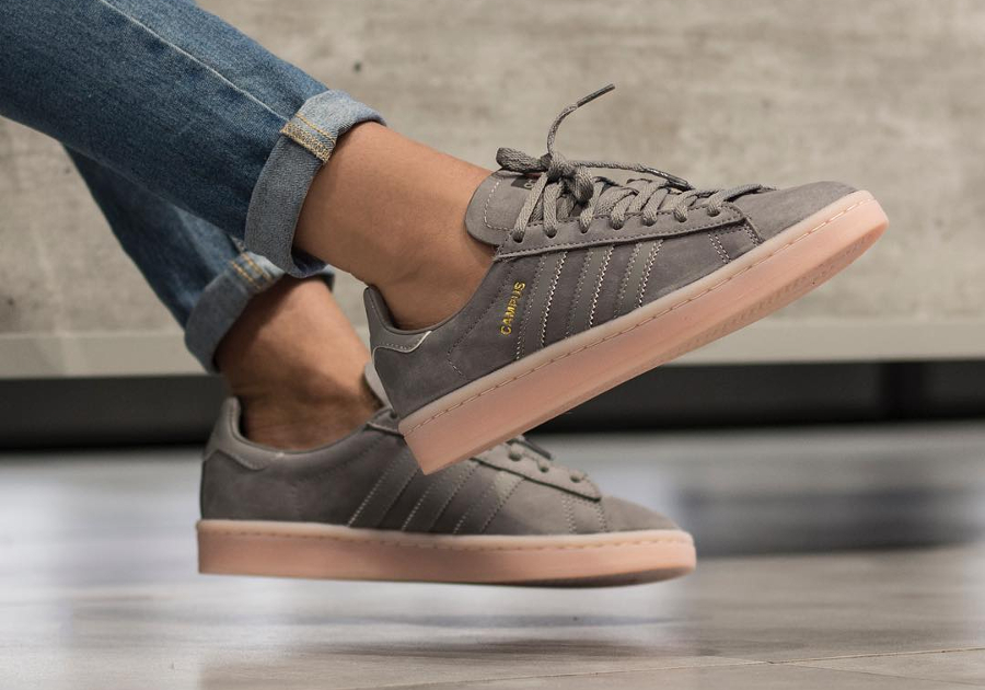 adidas campus femme gris clair