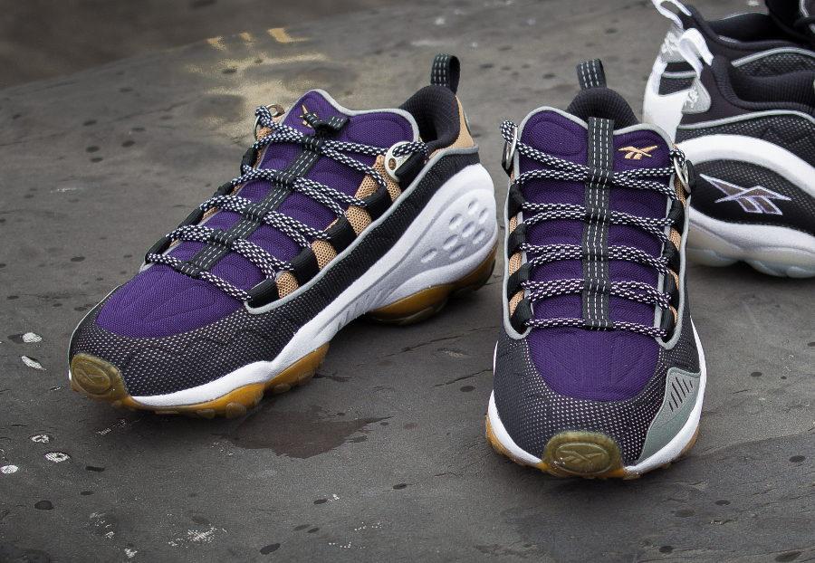 reebok dmx run 10 purple gold