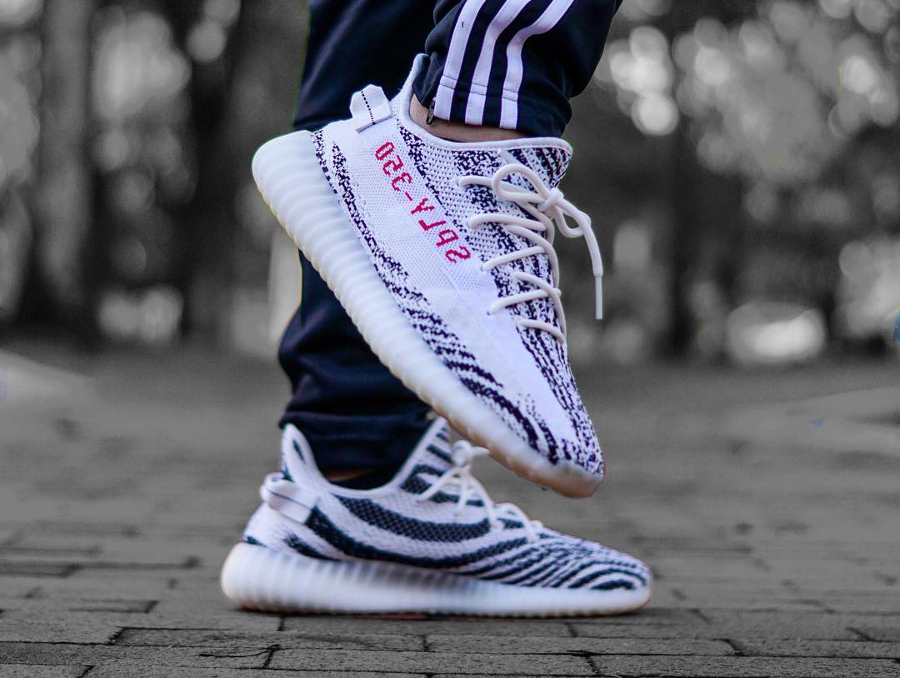 chaussure yeezy zebra