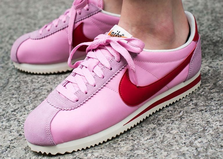 nike classic cortez femme rose