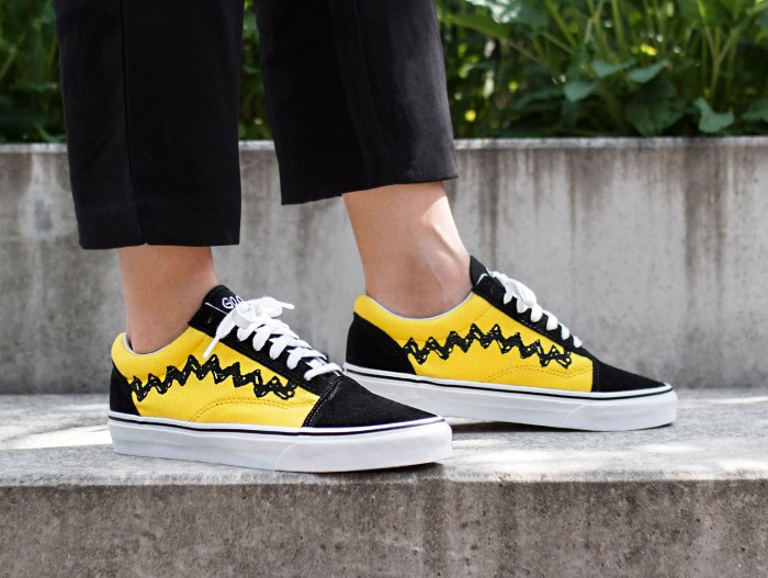 Old skool vans charlie on sale brown