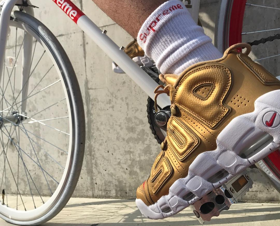 Supreme x Nike Air More Uptempo Suptempo Gold - @n.t__777