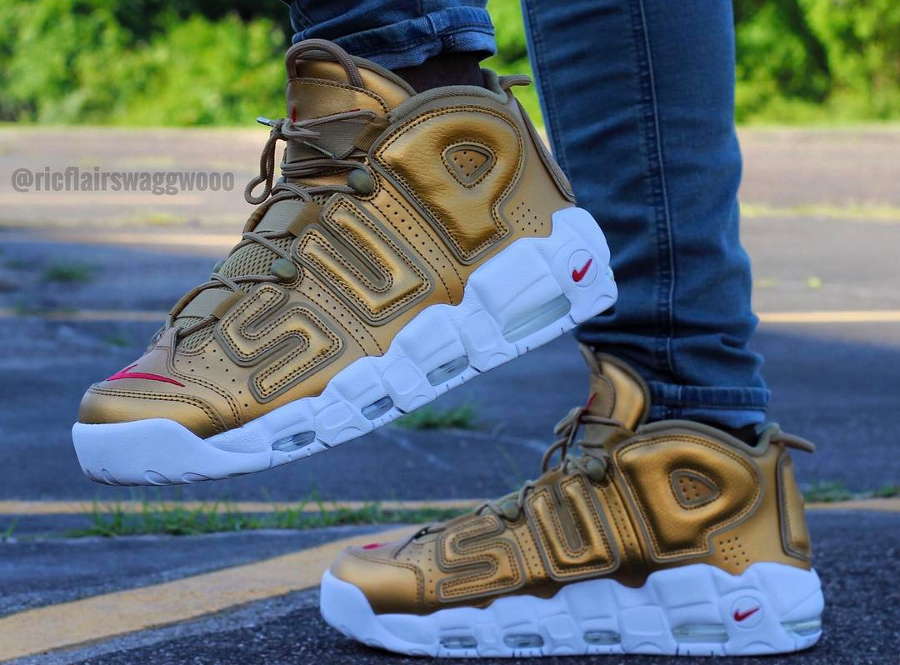 Nike Supreme Air More Uptempo Suptempo Trainer