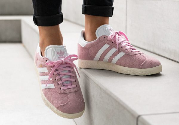 chaussure gazelle femme rose