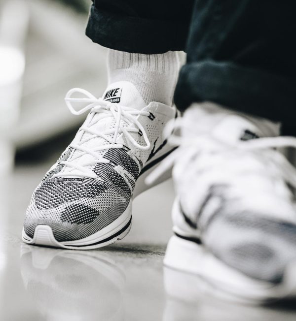 nike flyknit trainer noir