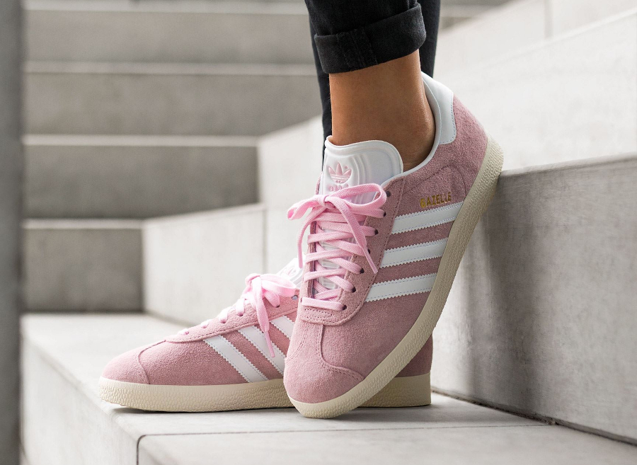 gazelle rose adidas femme