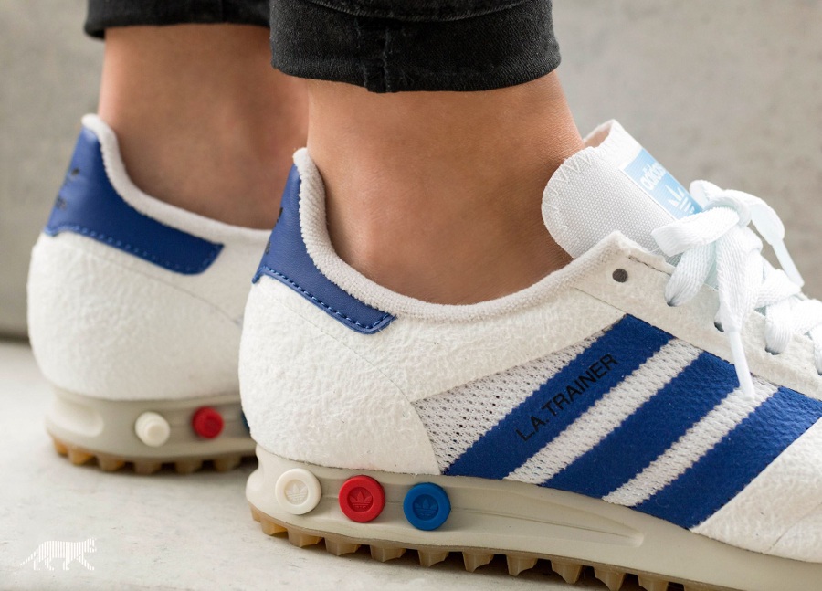 adidas la trainer og vintage white mystery ink gum