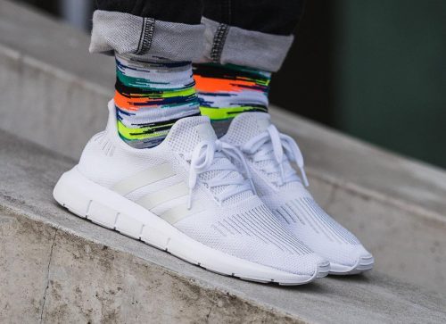 adidas swift run bleu