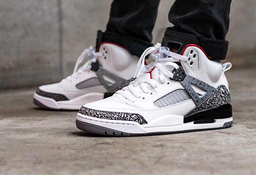 nike air jordan spizike white cement