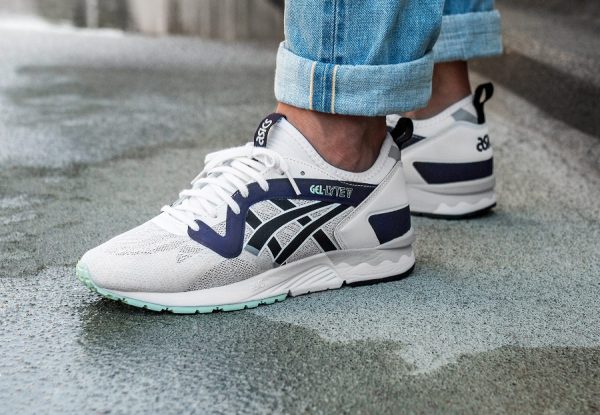 asics gel lyte 5 blanche et grise