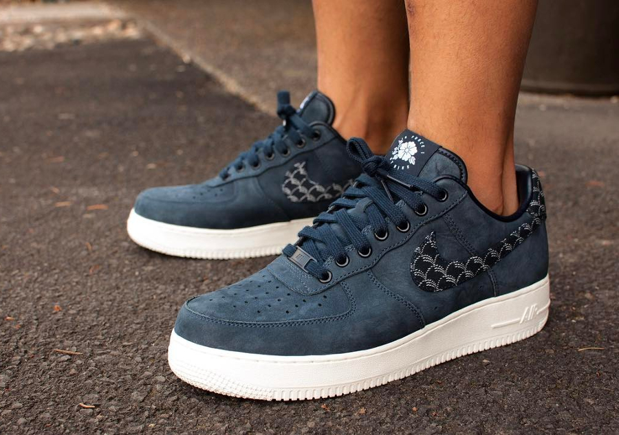 Chaussure Nike Air Force 1 ID Premium Indigo Nowaki