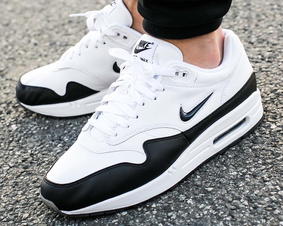 nike air max 1 premium sc crown jewel black white