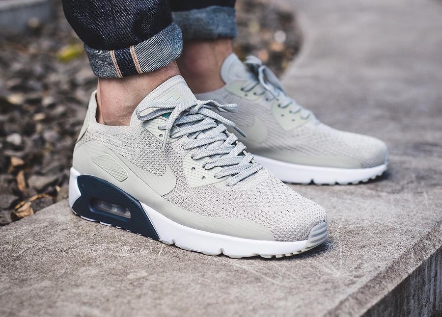 nike air max 90 femme chaussures blanc gris 2017