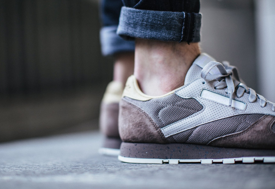 reebok classic cl leather sm grey