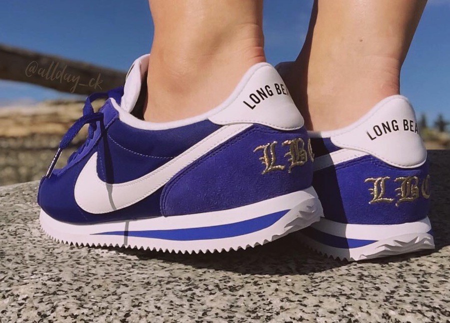 nike cortez basic nylon long beach